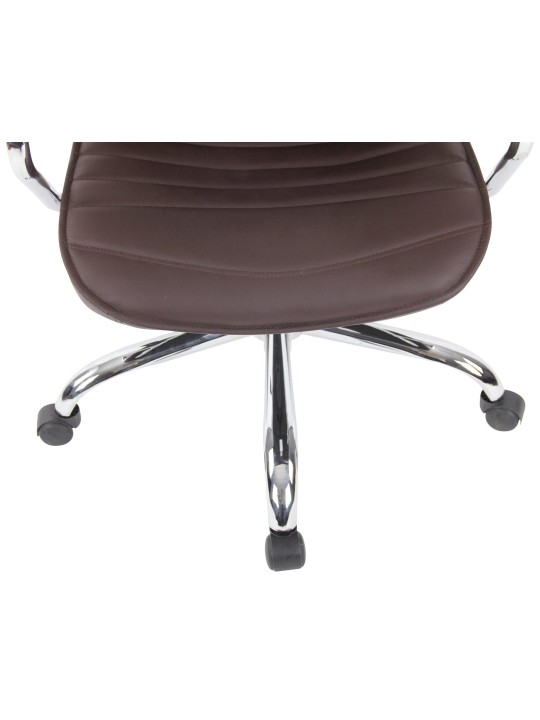 Kontorstol Rako ægte læder, brun Kontorstol Rako ægte læder, brun