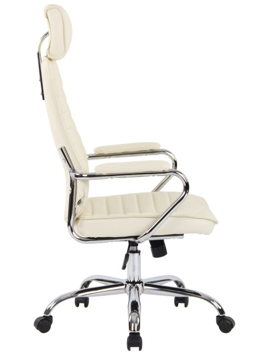 Kontorstol Rako ægte læder, creme Kontorstol Rako ægte læder, creme