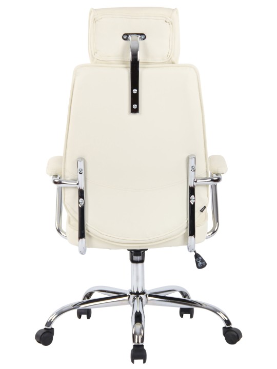 Kontorstol Rako ægte læder, creme Kontorstol Rako ægte læder, creme