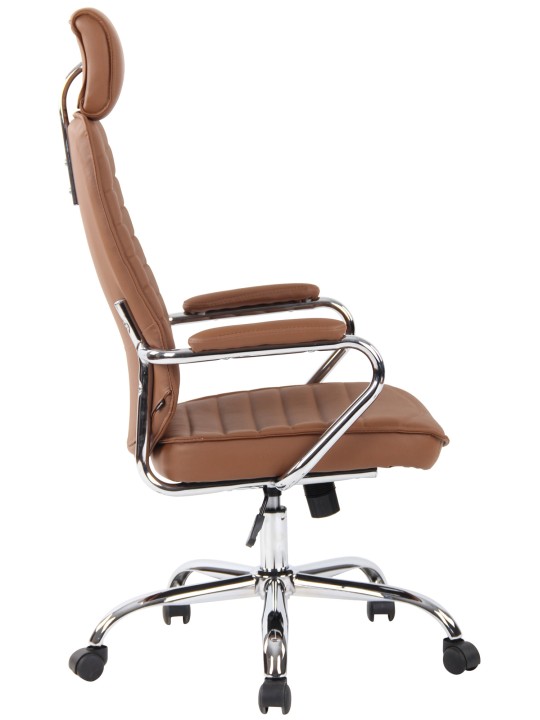 Kontorstol Rako ægte læder, lysebrun Kontorstol Rako ægte læder, lysebrun