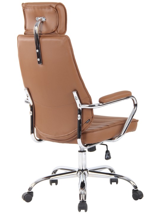 Kontorstol Rako ægte læder, lysebrun Kontorstol Rako ægte læder, lysebrun