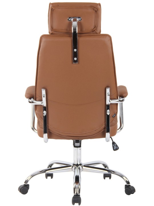 Kontorstol Rako ægte læder, lysebrun Kontorstol Rako ægte læder, lysebrun