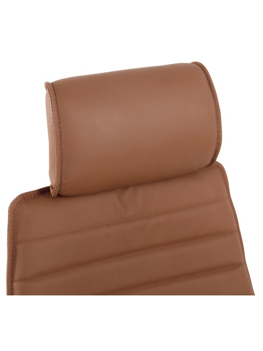 Kontorstol Rako ægte læder, lysebrun Kontorstol Rako ægte læder, lysebrun