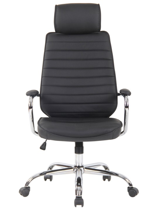 Kontorstol Rako ægte læder, sort Kontorstol Rako ægte læder, sort