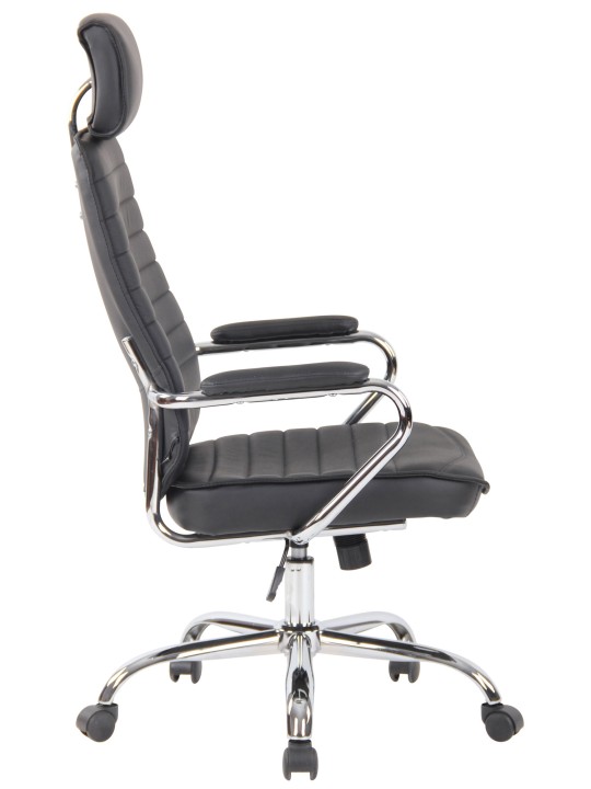 Kontorstol Rako ægte læder, sort Kontorstol Rako ægte læder, sort