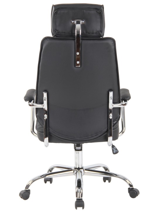 Kontorstol Rako ægte læder, sort Kontorstol Rako ægte læder, sort