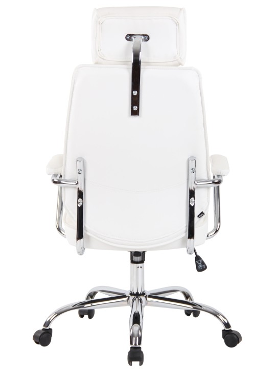 Kontorstol Rako ægte læder, hvid Kontorstol Rako ægte læder, hvid