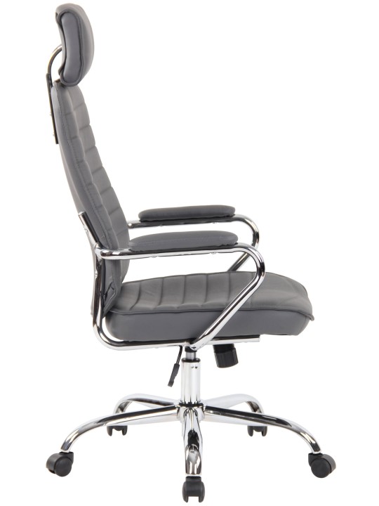 Kontorstol Rako ægte læder, grå Kontorstol Rako ægte læder, grå