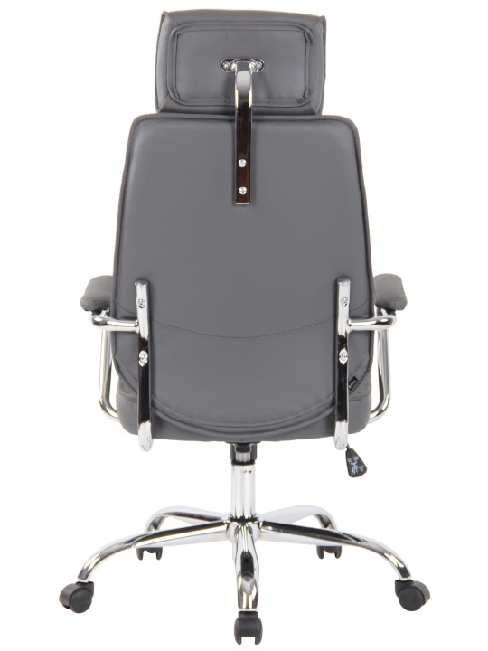 Kontorstol Rako ægte læder, grå Kontorstol Rako ægte læder, grå