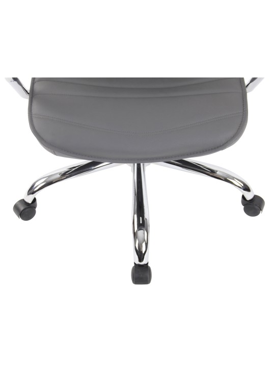 Kontorstol Rako ægte læder, grå Kontorstol Rako ægte læder, grå