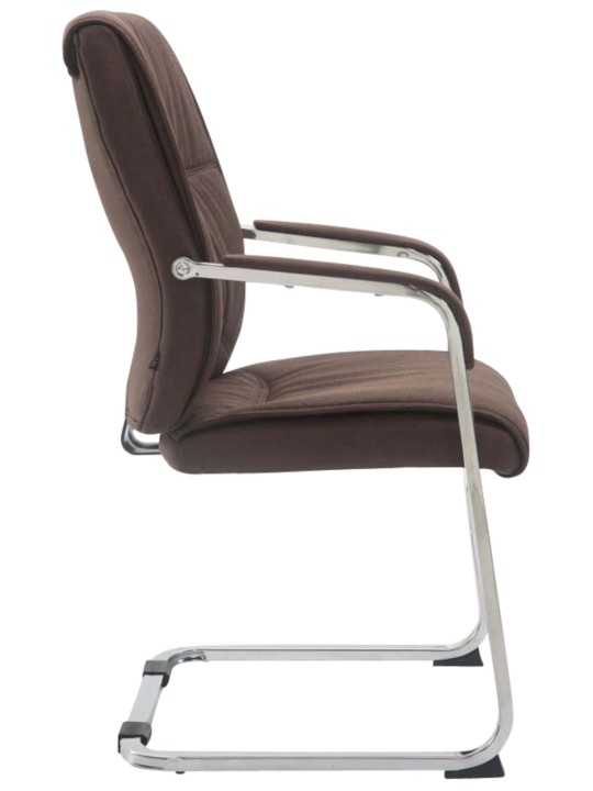 Sæt med 2 cantilever stole XL Anubis stof, brun Sæt med 2 cantilever stole XL Anubis stof, brun