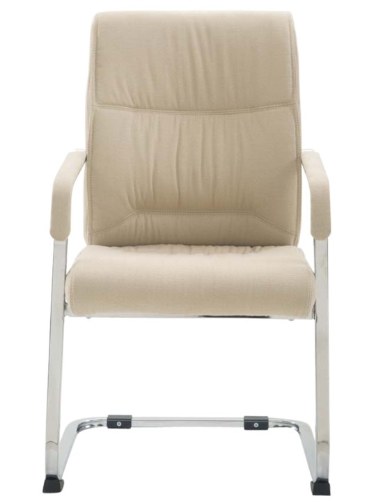 Sæt med 2 cantilever stole XL Anubis stof, creme Sæt med 2 cantilever stole XL Anubis stof, creme