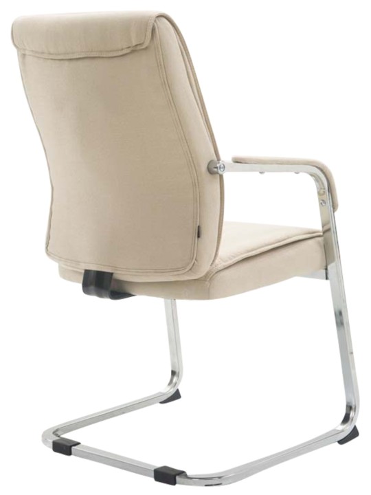 Sæt med 2 cantilever stole XL Anubis stof, creme Sæt med 2 cantilever stole XL Anubis stof, creme