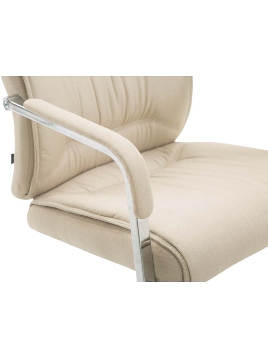 Sæt med 2 cantilever stole XL Anubis stof, creme Sæt med 2 cantilever stole XL Anubis stof, creme