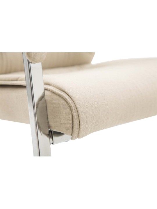 Sæt med 2 cantilever stole XL Anubis stof, creme Sæt med 2 cantilever stole XL Anubis stof, creme