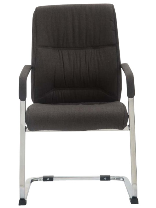 Sæt med 2 cantilever stole XL Anubis stof, mørkegrå Sæt med 2 cantilever stole XL Anubis stof, mørkegrå