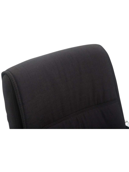 Sæt med 2 cantilever stole XL Anubis stof, sort Sæt med 2 cantilever stole XL Anubis stof, sort