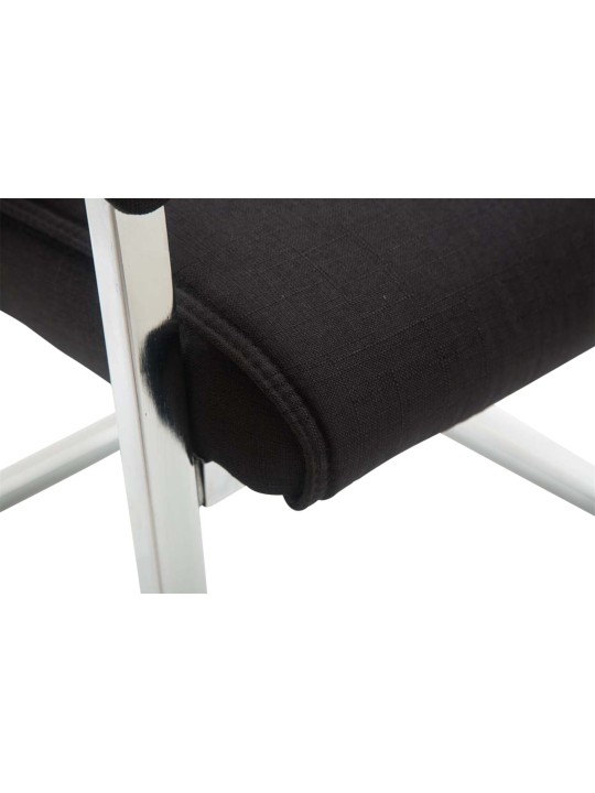 Sæt med 2 cantilever stole XL Anubis stof, sort Sæt med 2 cantilever stole XL Anubis stof, sort