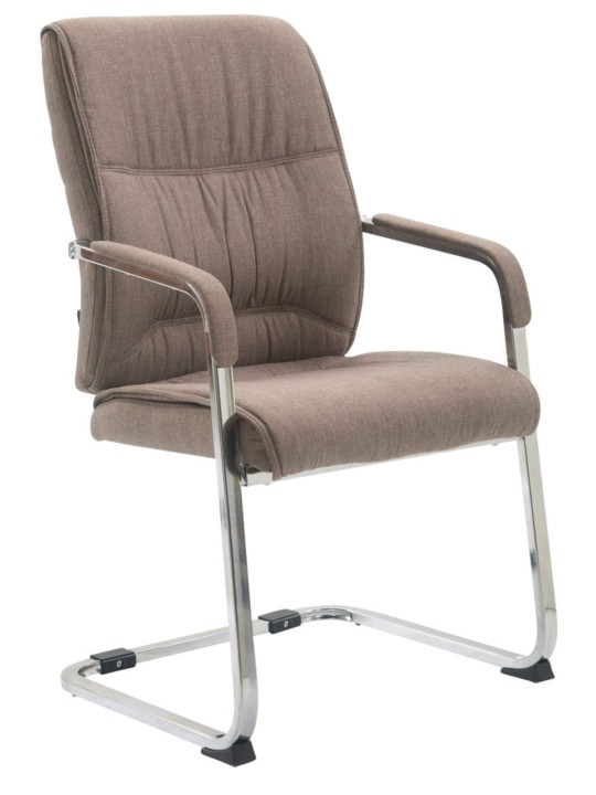 Sæt med 2 cantilever stole XL Anubis stof, taupe Sæt med 2 cantilever stole XL Anubis stof, taupe