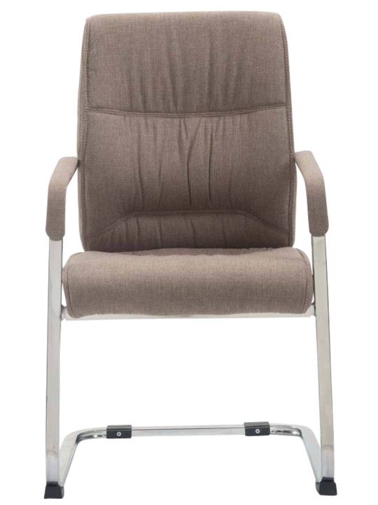 Sæt med 2 cantilever stole XL Anubis stof, taupe Sæt med 2 cantilever stole XL Anubis stof, taupe