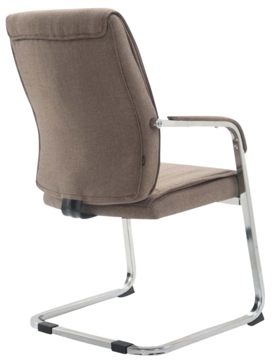 Sæt med 2 cantilever stole XL Anubis stof, taupe Sæt med 2 cantilever stole XL Anubis stof, taupe