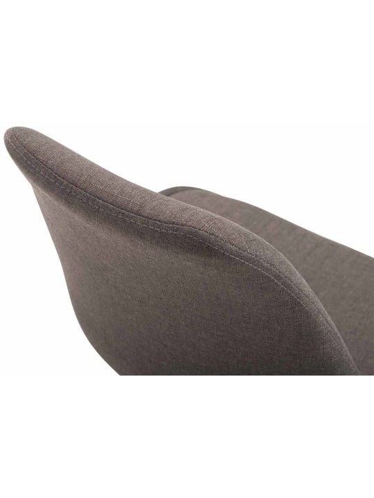 Sæt med 4 stole Maverick B stof, mørkegrå