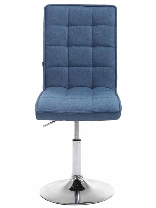 Sæt med 2 spisestuestole Peking V2 stof, blå