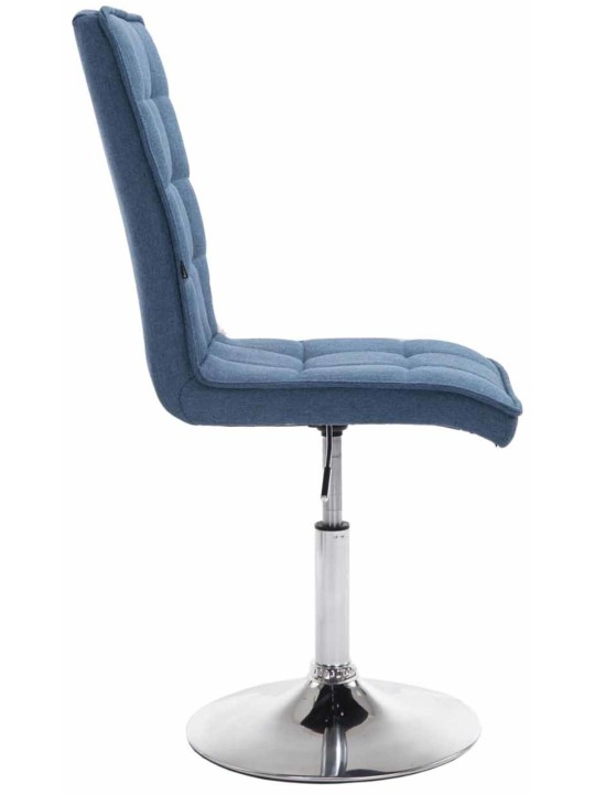 Sæt med 2 spisestuestole Peking V2 stof, blå