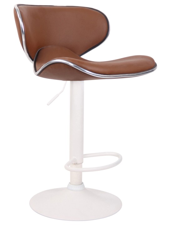 Sæt med 2 barstole Las Vegas V2 imiteret læder, lysebrun Sæt med 2 barstole Las Vegas V2 imiteret læder, lysebrun