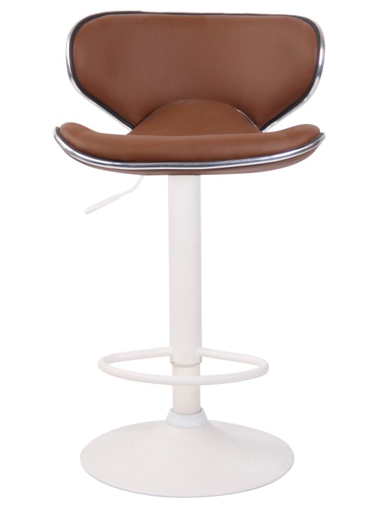 Sæt med 2 barstole Las Vegas V2 imiteret læder, lysebrun Sæt med 2 barstole Las Vegas V2 imiteret læder, lysebrun