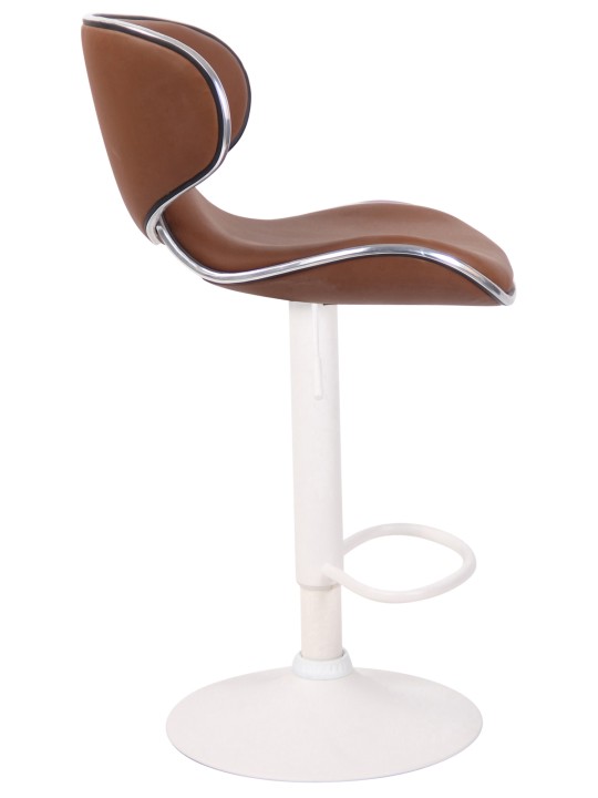 Sæt med 2 barstole Las Vegas V2 imiteret læder, lysebrun Sæt med 2 barstole Las Vegas V2 imiteret læder, lysebrun