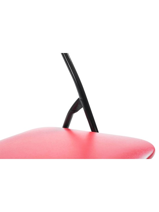 Sæt med 2 klapstole Felix, rød/sort