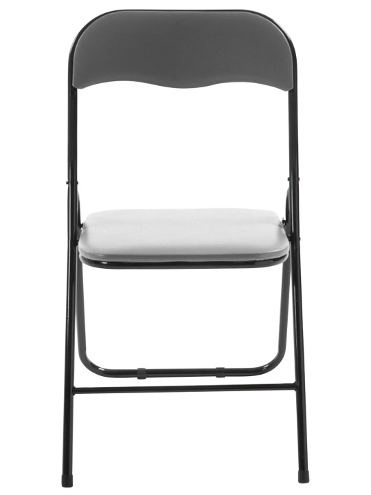 Sæt med 4 Felix klapstole, grå/sort Sæt med 4 Felix klapstole, grå/sort