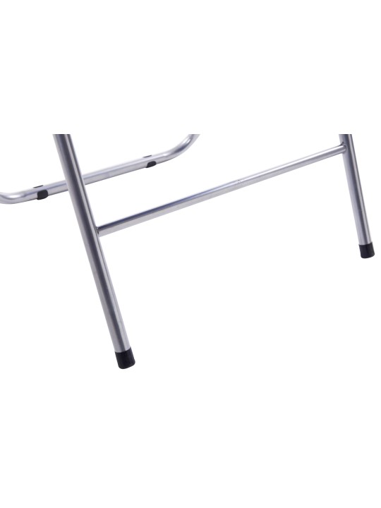 Sæt med 4 klapstole Felix, sort/sølv Sæt med 4 klapstole Felix, sort/sølv