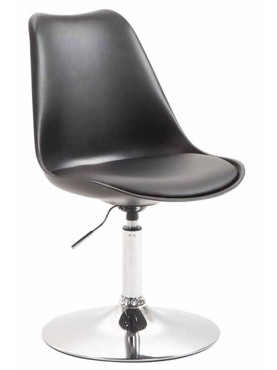 Sæt med 4 spisestuestole Maverick C plast, sort