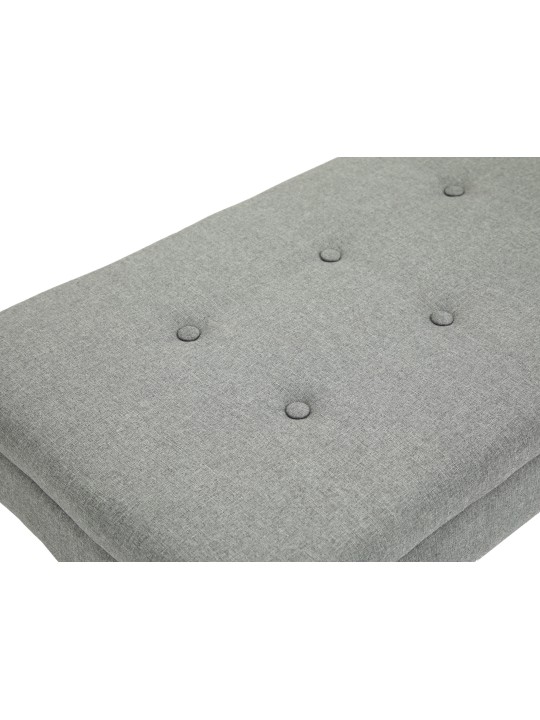 Bænk Namaro stof antik-let, grå