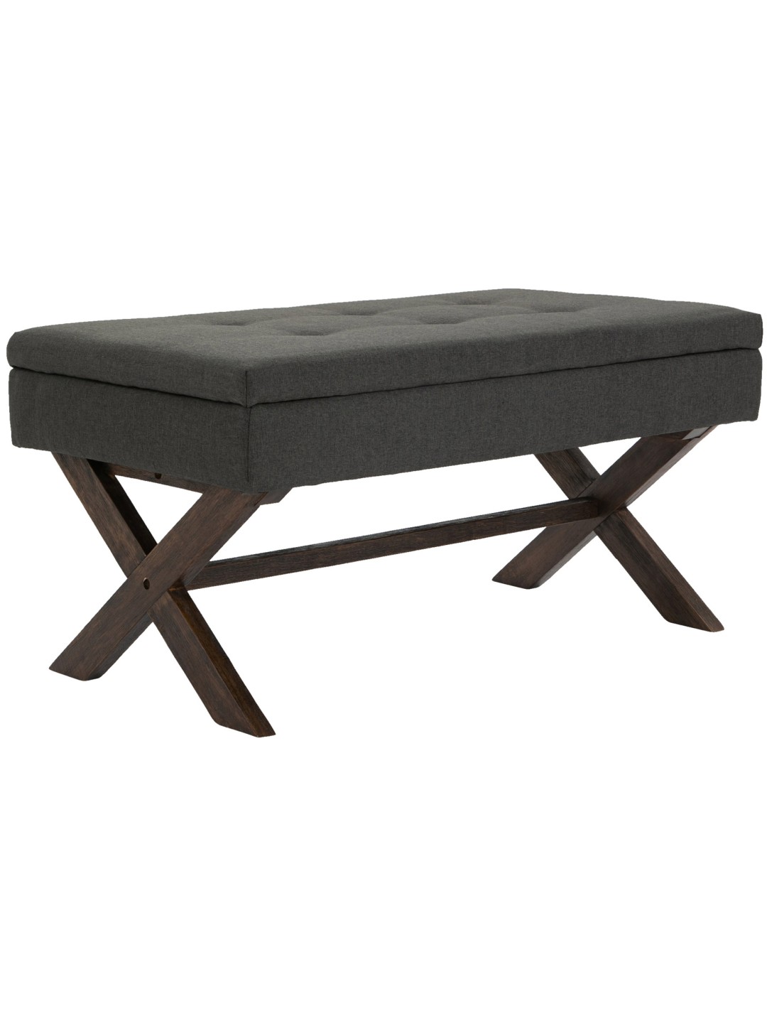 Bænk Namaro stof antik, mørkegrå