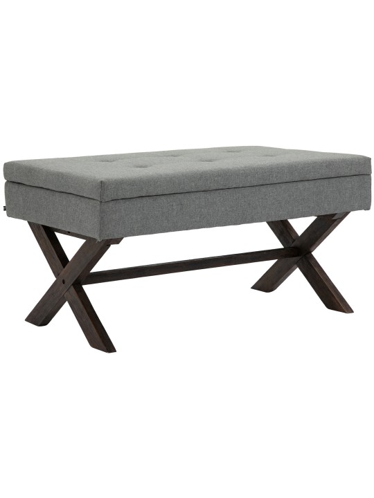 Bænk Namaro stof antik, grå Bænk Namaro stof antik, grå