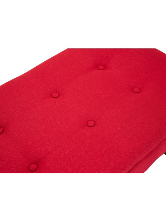 Bænk Namaro stof antik, rød