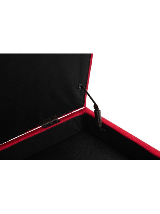 Bænk Namaro stof antik, rød