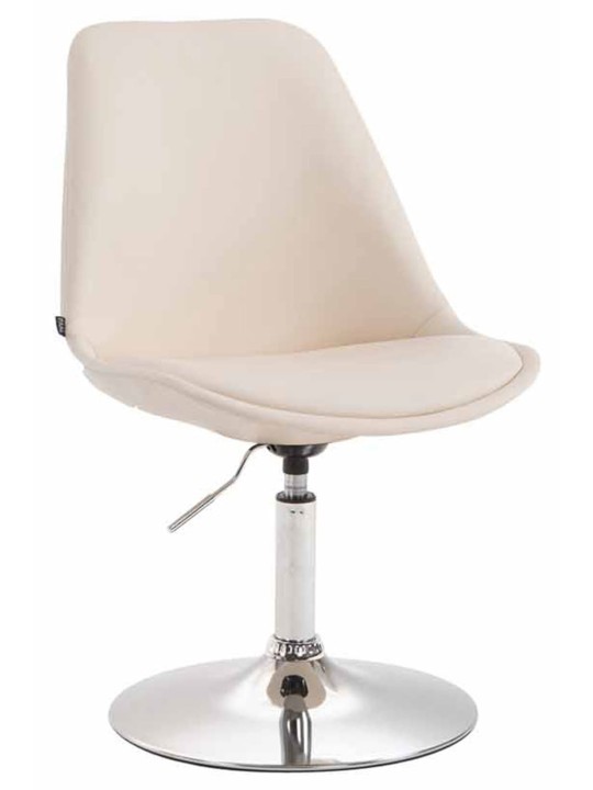 Sæt med 4 spisestuestole Maverick C imiteret læder, creme Sæt med 4 spisestuestole Maverick C imiteret læder, creme