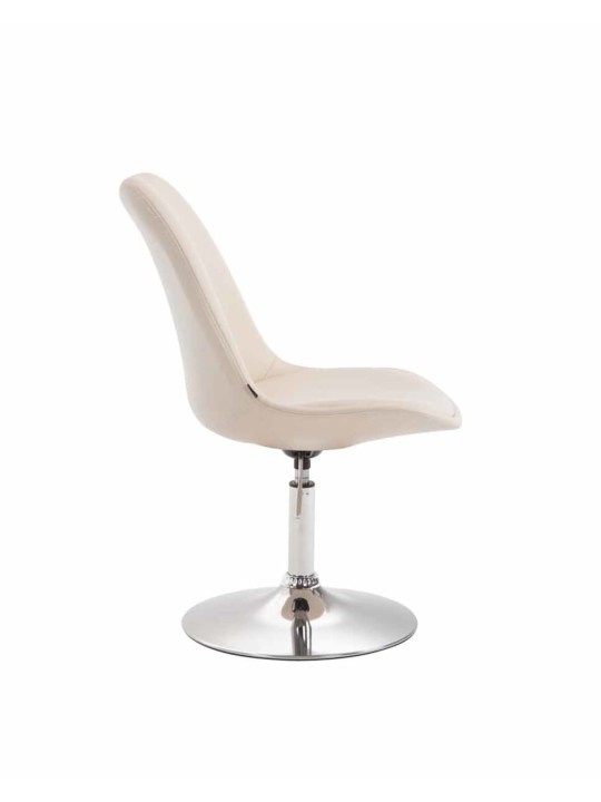 Sæt med 4 spisestuestole Maverick C imiteret læder, creme Sæt med 4 spisestuestole Maverick C imiteret læder, creme