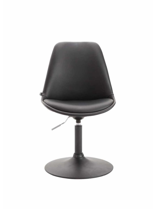 Sæt med 4 spisestuestole Maverick B imiteret læder, sort