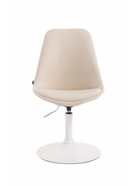 Sæt med 4 spisestuestole Maverick W imiteret læder, creme Sæt med 4 spisestuestole Maverick W imiteret læder, creme