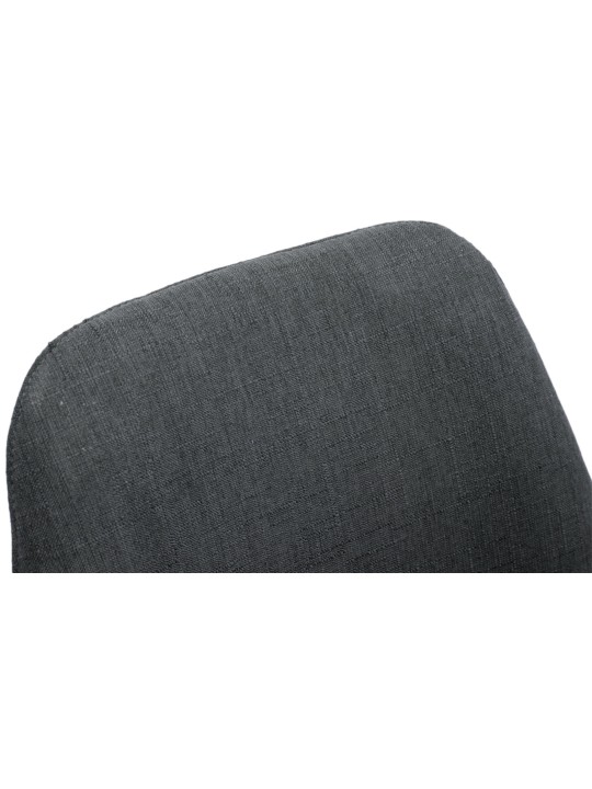 Sæt med 4 stole Toulouse Stof Natura Rund, mørkegrå Sæt med 4 stole Toulouse Stof Natura Rund, mørkegrå