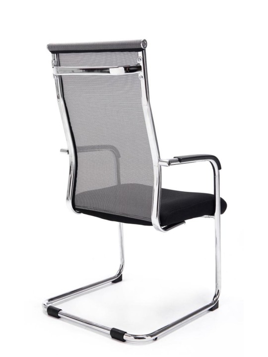 Sæt med 2 besøgsstole Brenda, grå