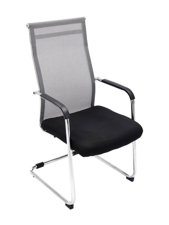 Sæt med 2 besøgsstole Brenda, grå