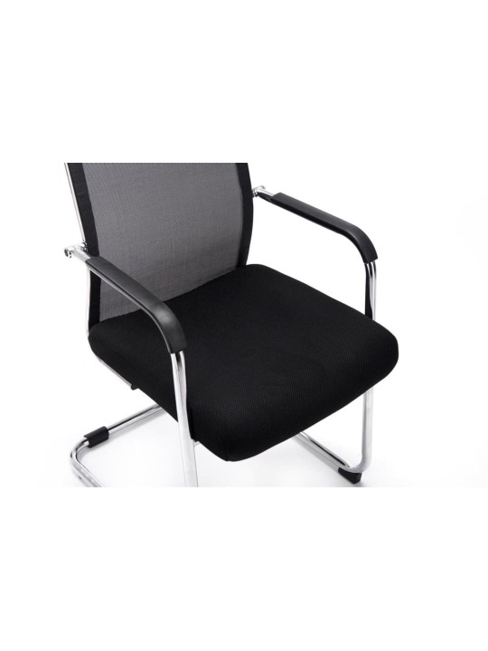 Sæt med 2 besøgsstole Brenda, sort Sæt med 2 besøgsstole Brenda, sort