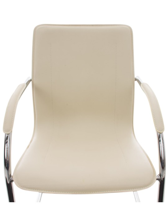 Sæt med 3 stole Melina, creme