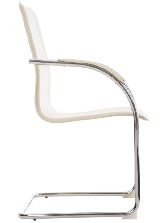 Sæt med 3 stole Melina, creme